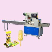 Automatic Flow Pack Ice Cream Bar / Ice Pop / Popsicle Packaging Machine, popsicle wrapper machine