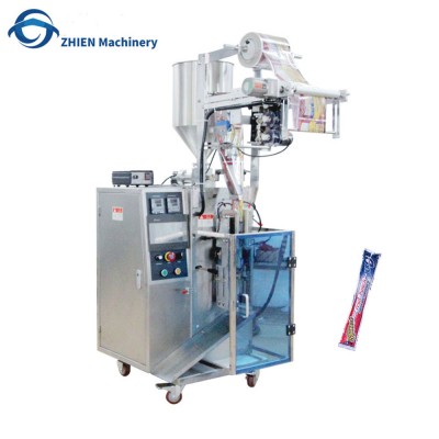 Freeze juice ice pop stick filling sealing packaging machinery